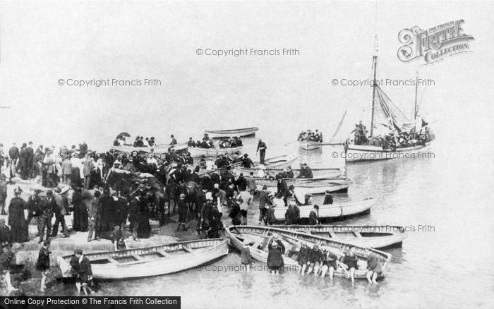Photo of Cleethorpes, The Harbour, Pleasure Boats c.1870