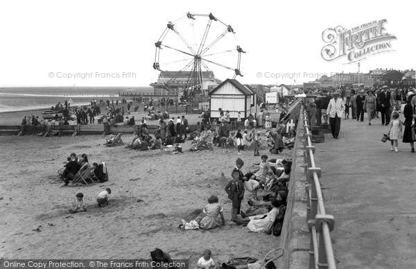 Photo of Cleethorpes, The Promenade And Beach c.1955