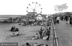 The Promenade And Beach c.1955, Cleethorpes