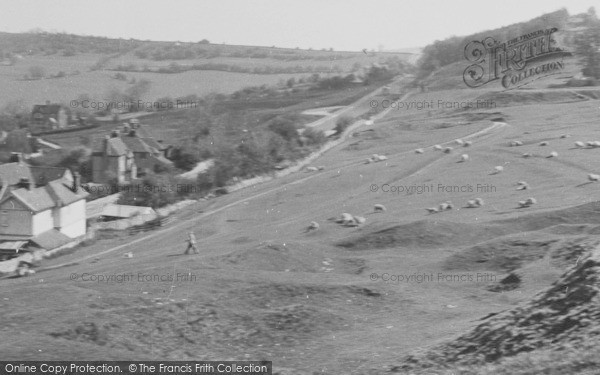 Photo of Cleeve Hill, Nottingham Hill And Golf Course c.1955