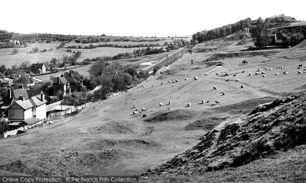 Photo of Cleeve Hill, Nottingham Hill And Golf Course c.1955