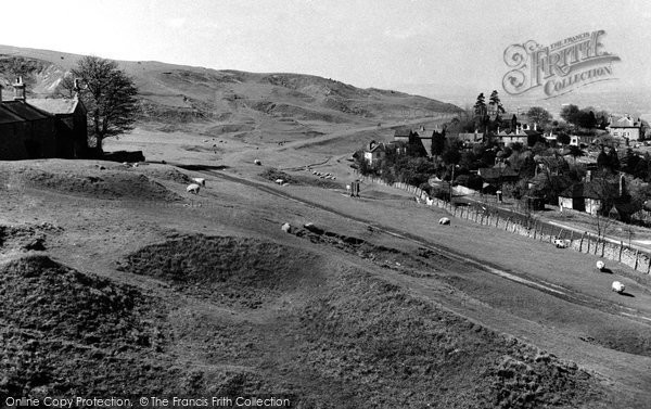 Photo of Cleeve Hill, Racing Stable And Old Golf Course c.1955