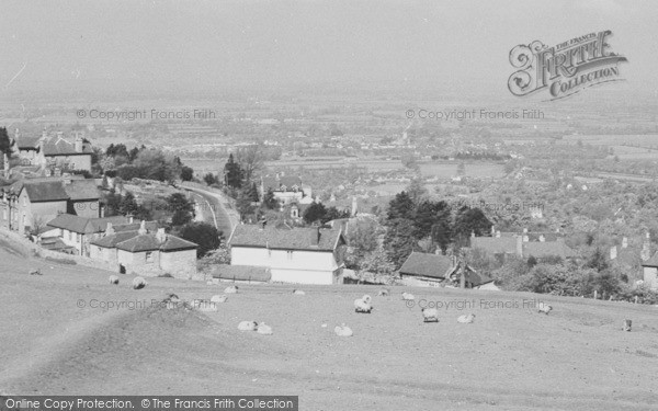 Photo of Cleeve Hill, View And The Golf Links c.1955