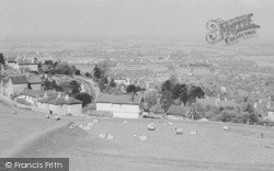 View And The Golf Links c.1955, Cleeve Hill