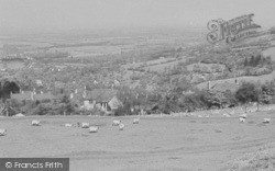 View Overlooking The Severn Valley c.1955, Cleeve Hill