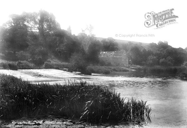 Photo of Cleeve Prior, Cleeve Mill, River Avon 1899