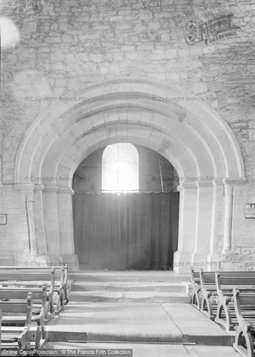 Photo of Cleobury Mortimer, St Mary's Church, The Norman Arch 1954