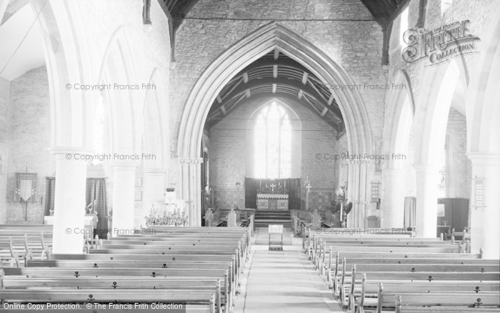 Photo of Cleobury Mortimer, The Church Interior c.1950