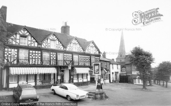 Photo of Cleobury Mortimer, The Talbot Hotel And Church 1968