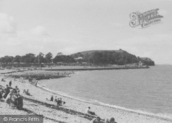 Beach And Old Church Hill c.1950, Clevedon