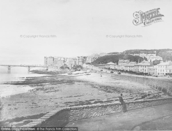 Photo of Clevedon, Beach At Parade 1887
