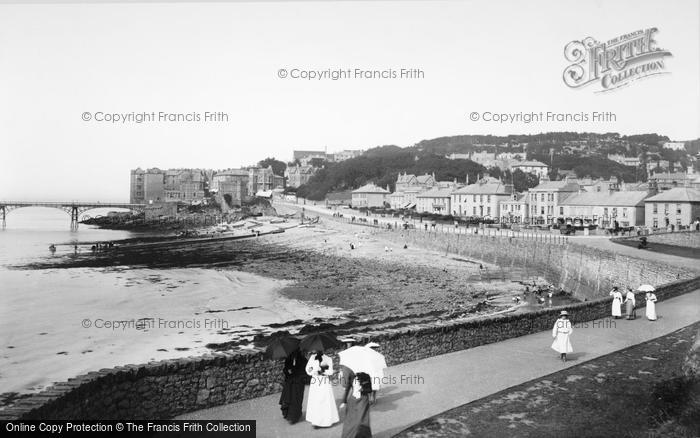 Photo of Clevedon, Beach At Parade c.1890