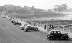 Cars Along The Promenade c.1955, Clevedon