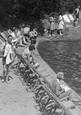 Deckchairs By The Lake 1929, Clevedon