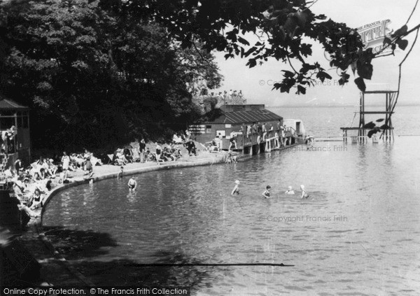 Photo of Clevedon, Diving Stage c.1950