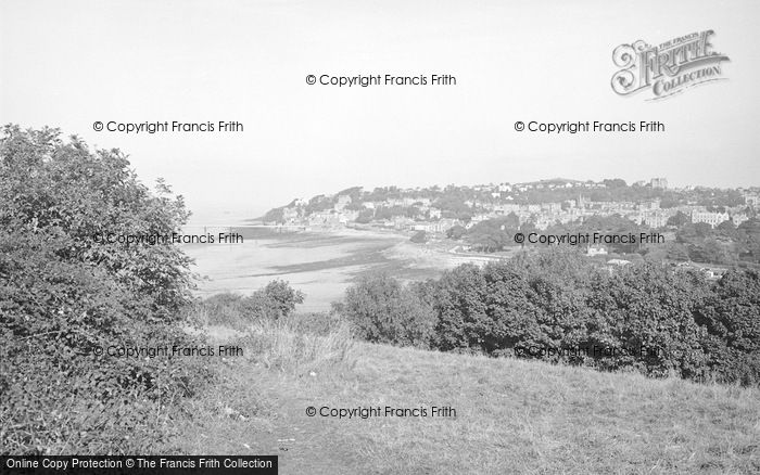 Photo of Clevedon, From Church Hill c.1955