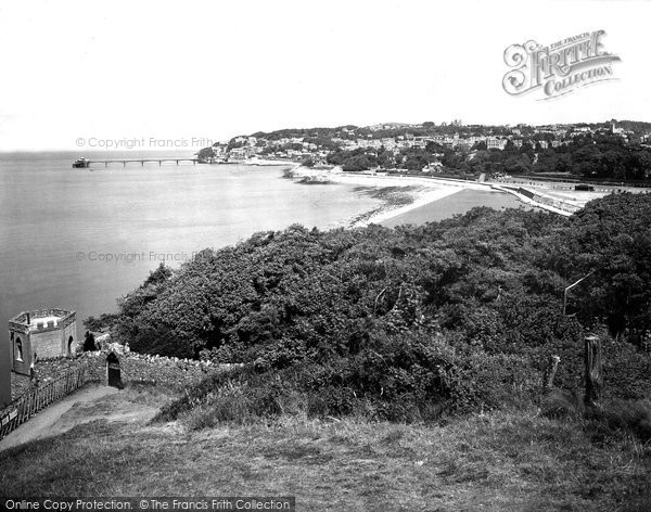 Photo of Clevedon, From Old Church Hill 1929
