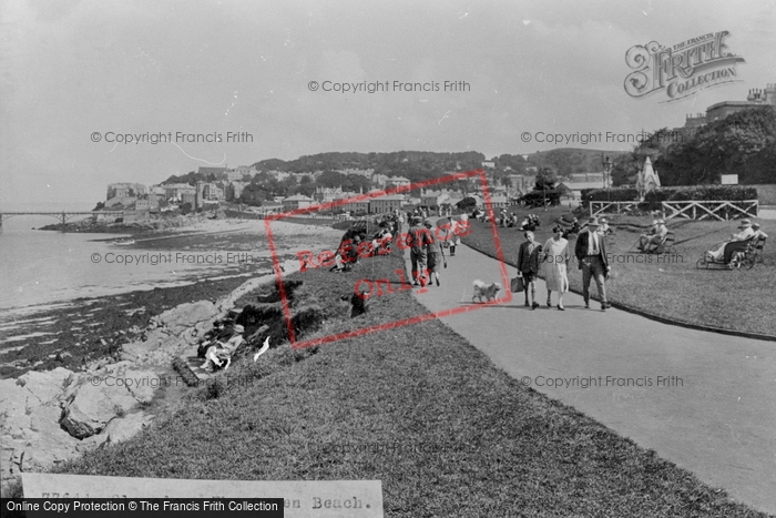 Photo of Clevedon, Green Beach 1925