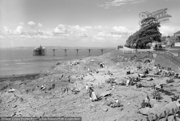 Photo of Clevedon, Green Beach 1962