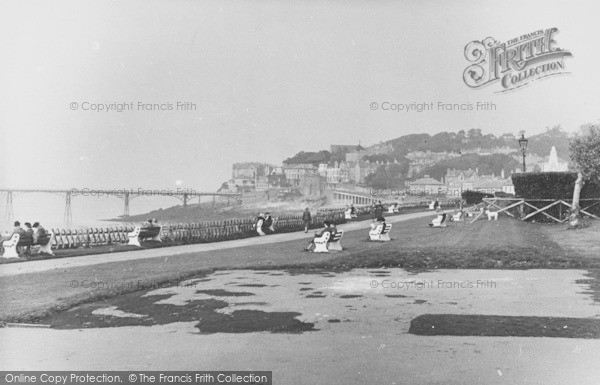 Photo of Clevedon, Green Beach c.1955