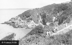 Ladye Bay And Cliffs c.1950, Clevedon