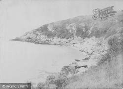Ladye Bay, Bathing Beach 1887, Clevedon