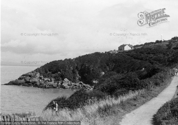 Photo of Clevedon, Ladye Bay c.1950