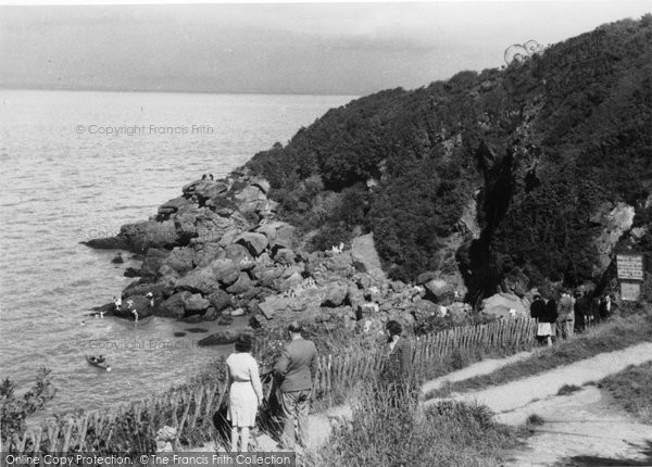 Photo of Clevedon, Ladye Bay c.1950