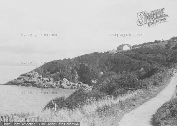 Photo of Clevedon, Ladye Bay c.1955