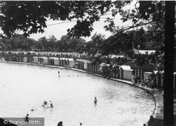 Marine Lake Bathing Place c.1950, Clevedon