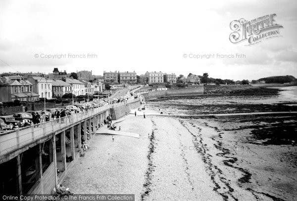 Photo of Clevedon, Marine Parade And Beach 1959