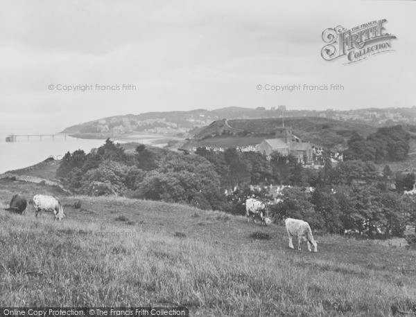 Photo of Clevedon, Old Church Hill 1925