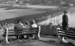 Overlooking The Boating Lake c.1955, Clevedon