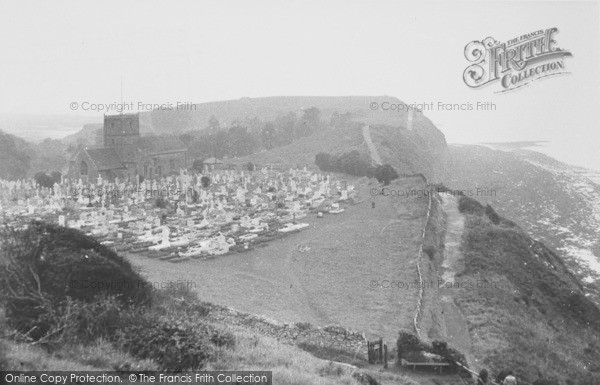 Photo of Clevedon, Poets Walk And Old Church c.1950