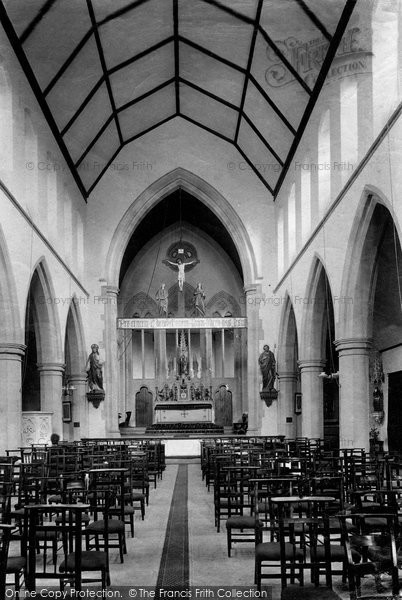 Photo of Clevedon, Roman Catholic Church Interior 1913