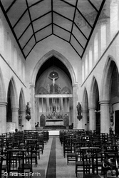 Roman Catholic Church Interior 1913, Clevedon