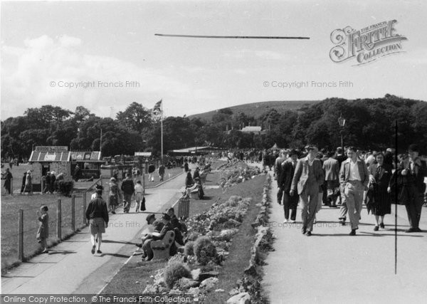 Photo of Clevedon, Sports Green And Promenade c.1950
