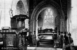 St Andrew's Church Interior 1892, Clevedon