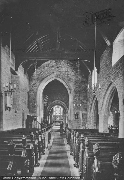 Photo of Clevedon, St Andrew's Church, Interior 1913