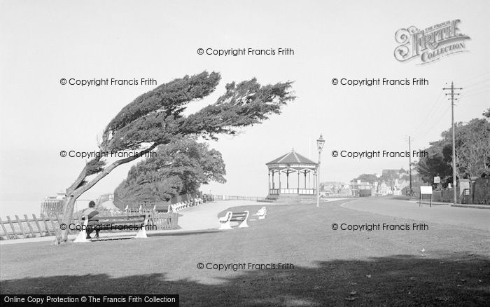 Photo of Clevedon, The Bandstand c.1955