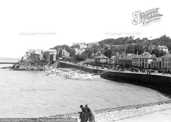 Photo of Clevedon, The Beach And Clevedon Bay c.1950