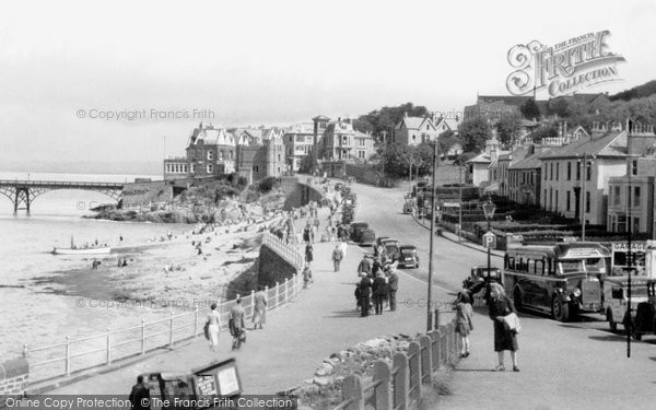 Photo of Clevedon, The Beach c.1950