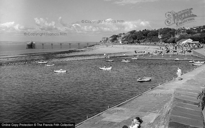Photo of Clevedon, The Boating Lake 1962