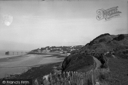 The Cliff Path c.1955, Clevedon