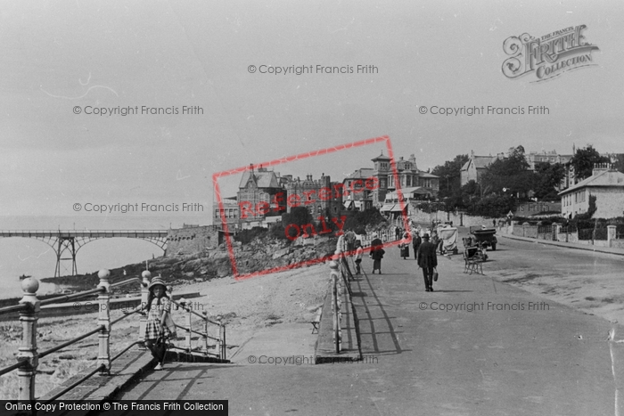 Photo of Clevedon, The Esplanade 1923