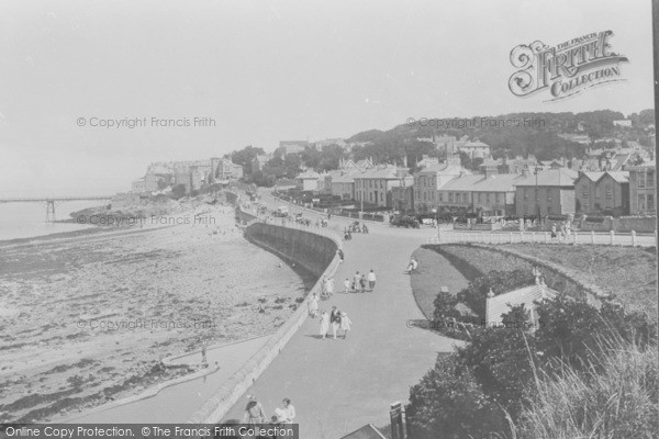 Photo of Clevedon, The Esplanade 1925