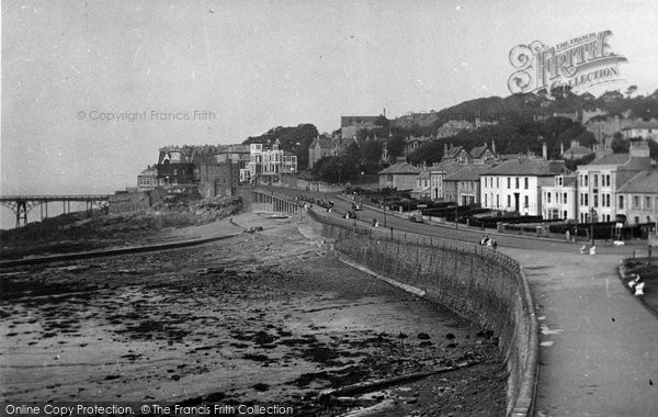 Photo of Clevedon, The Esplanade c.1955