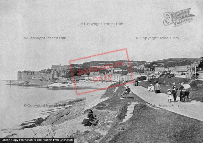 Photo of Clevedon, The Green Beach c.1895