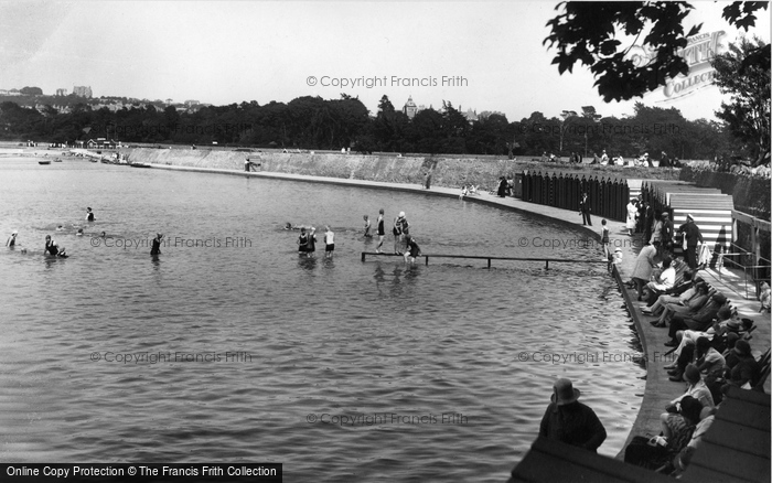 Photo of Clevedon, The Lake 1929