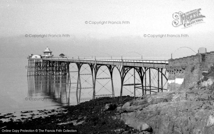 Photo of Clevedon, The Pier c.1955